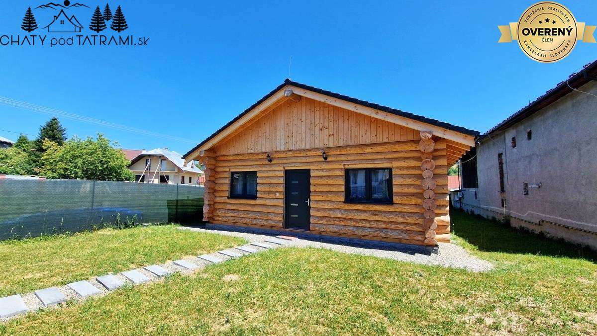 Nový 4i masívny zrub Polomka Nízke Tatry 