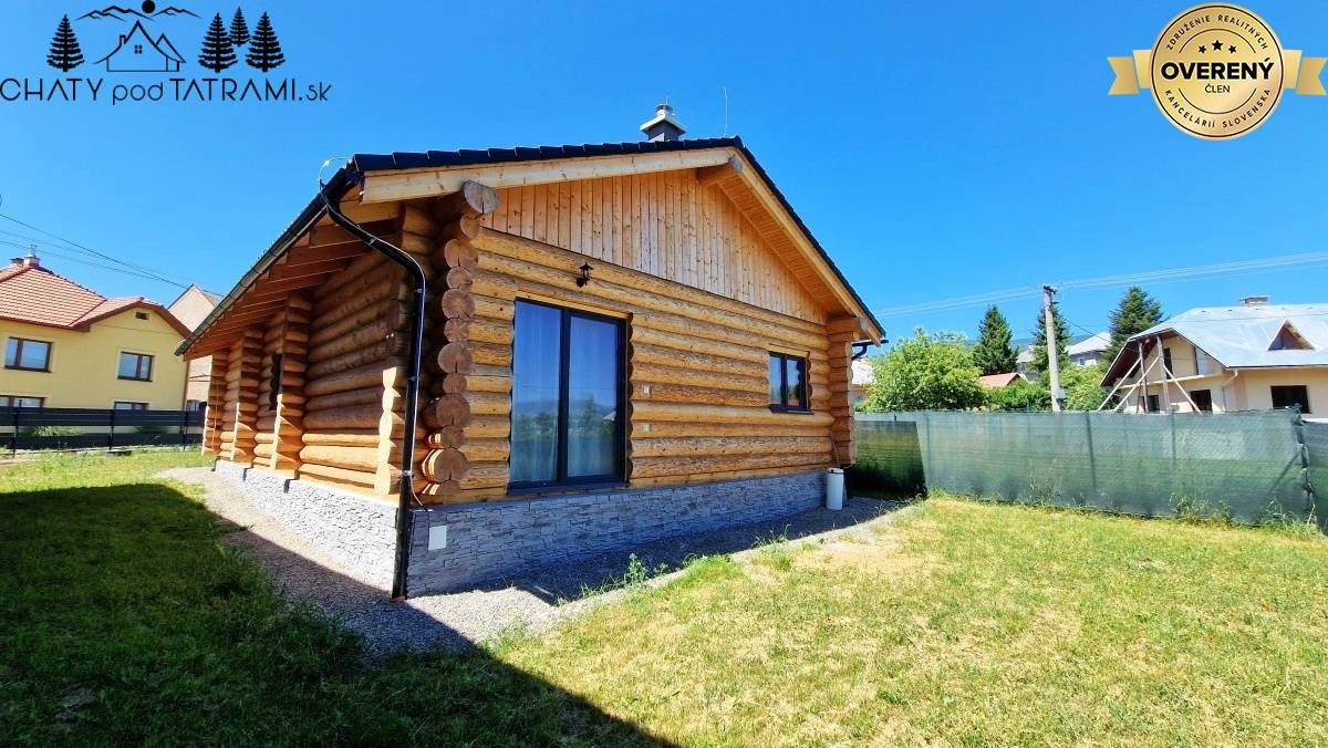 Nový 4i masívny zrub Polomka Nízke Tatry 