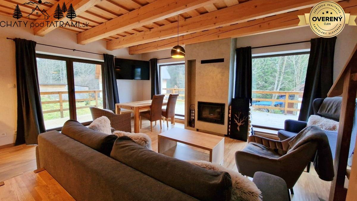 Nová 4i chata pri lese Krpáčovo Nízke Tatry