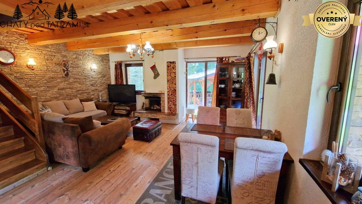 Útulná 4i chata v lesnom prostredí Mýto p. Ďumbierom Nízke Tatry