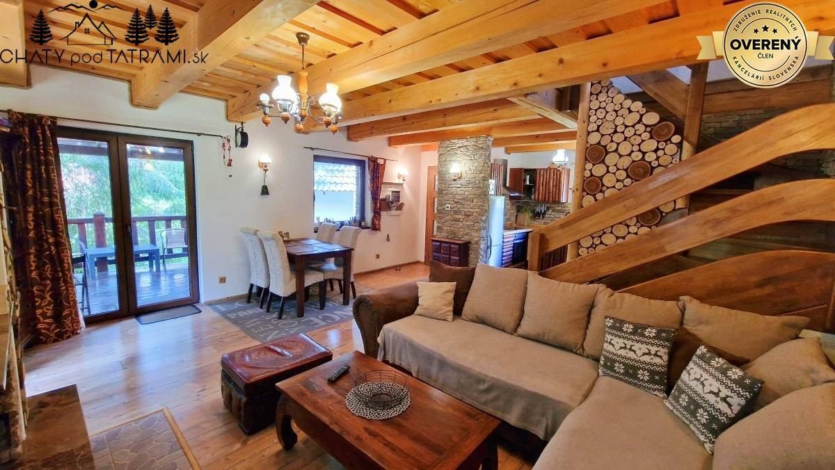 Útulná 4i chata v lesnom prostredí Mýto p. Ďumbierom Nízke Tatry