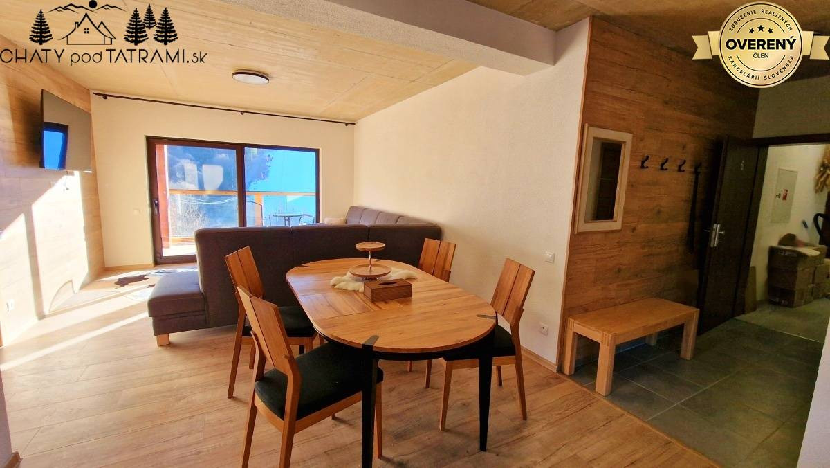 Zariadené skolaudované 3i Byty v SKI Mýto pod Ďumbierom