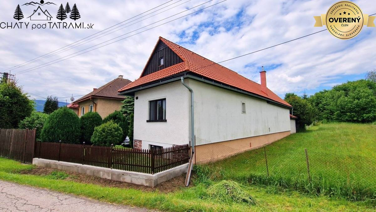Útulná chalúpka na veľkom pozemku Jasenie Nízke Tatry