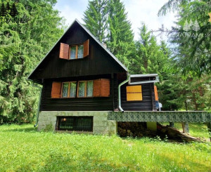 4i chata v lese pri potôčiku Krpáčovo Nízke Tatry