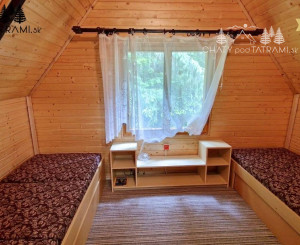 4i chata v lese pri potôčiku Krpáčovo Nízke Tatry