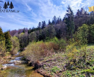 Stavebný pozemok s IS pri potoku Bystrá Nízke Tatry