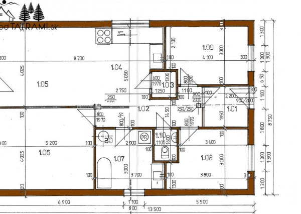 Nový 4i masívny zrub Polomka Nízke Tatry 