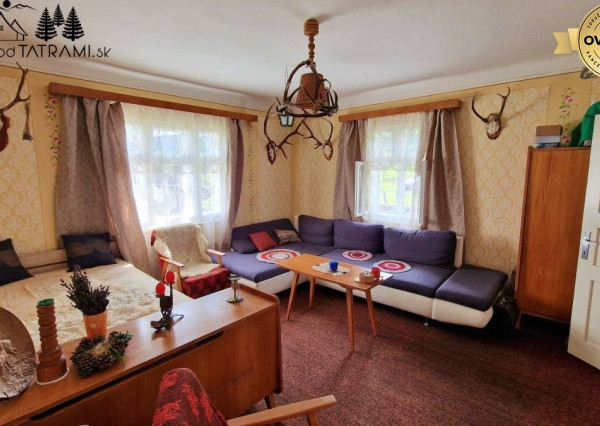 Chalúpka, polosamota, 1,9 ha pozemok, výhľad na Nízke Tatry 