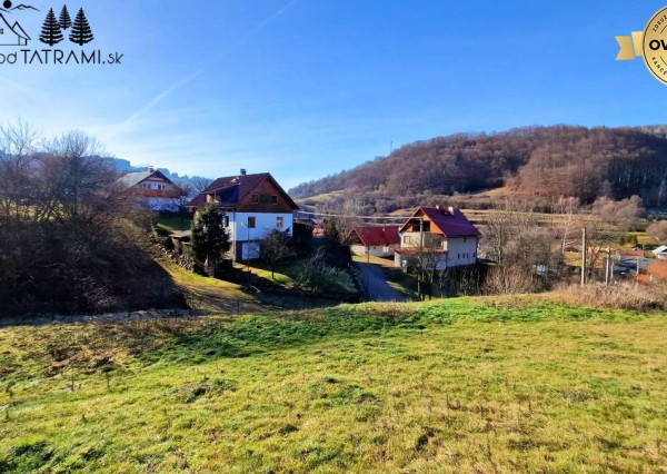 Stavebný pozemok s projektom na apartmánový dom Mýto Nízke Tatry