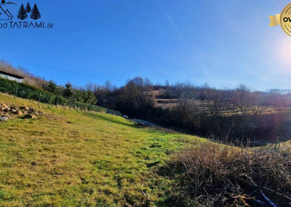 Stavebný pozemok s projektom na apartmánový dom Mýto Nízke Tatry