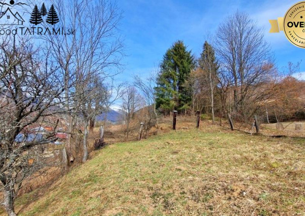 Stavebný pozemok na pokojnom mieste Mýto Nízke Tatry