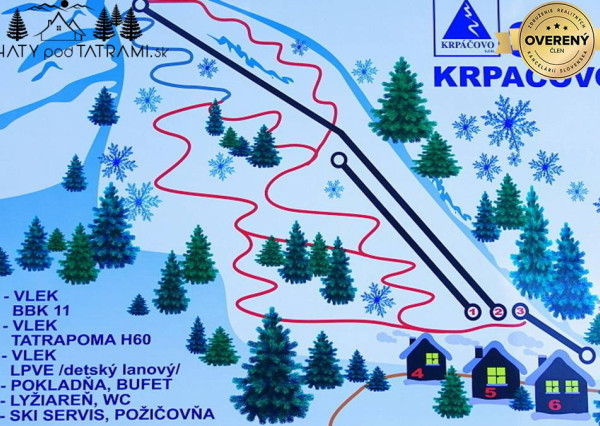 Nové chaty v lese Krpáčovo Nízke Tatry