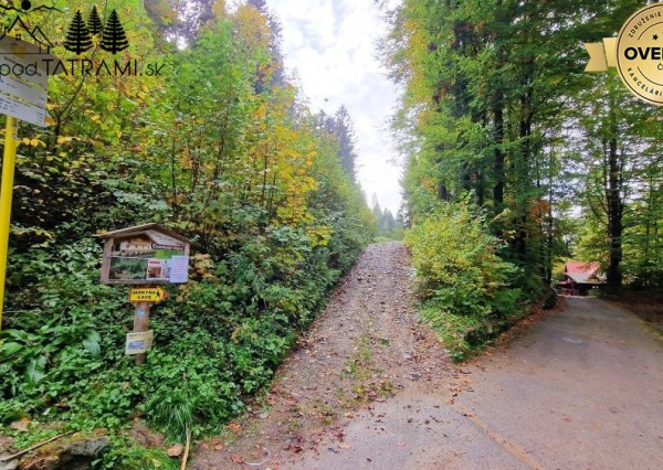 Pozemok pri vchode do jaskyne Bystrá Nízke Tatry