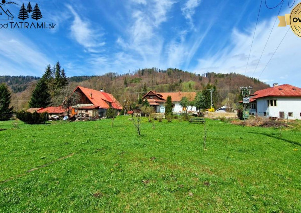 Rovinatý stavebný pozemok s IS Bystrá Nízke Tatry