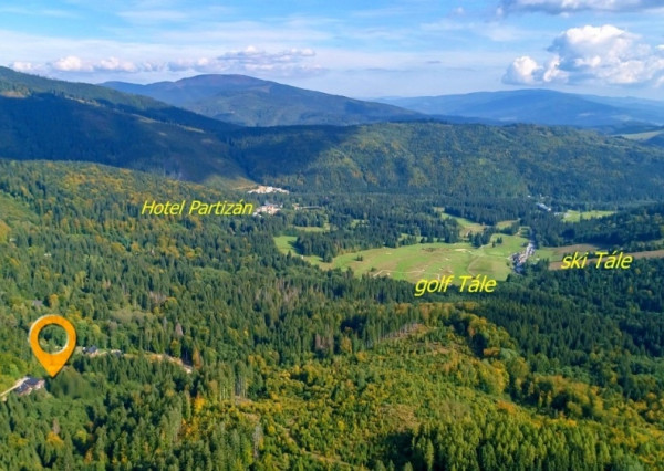 Útulná murovaná chata Tále Nízke Tatry